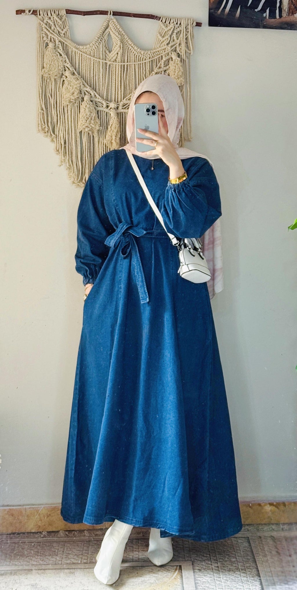 Denim dress