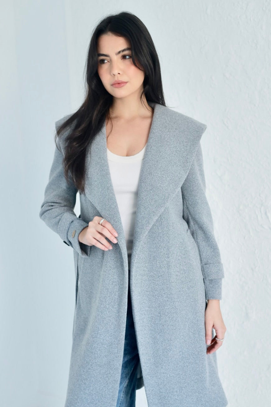 Vera coat in gray