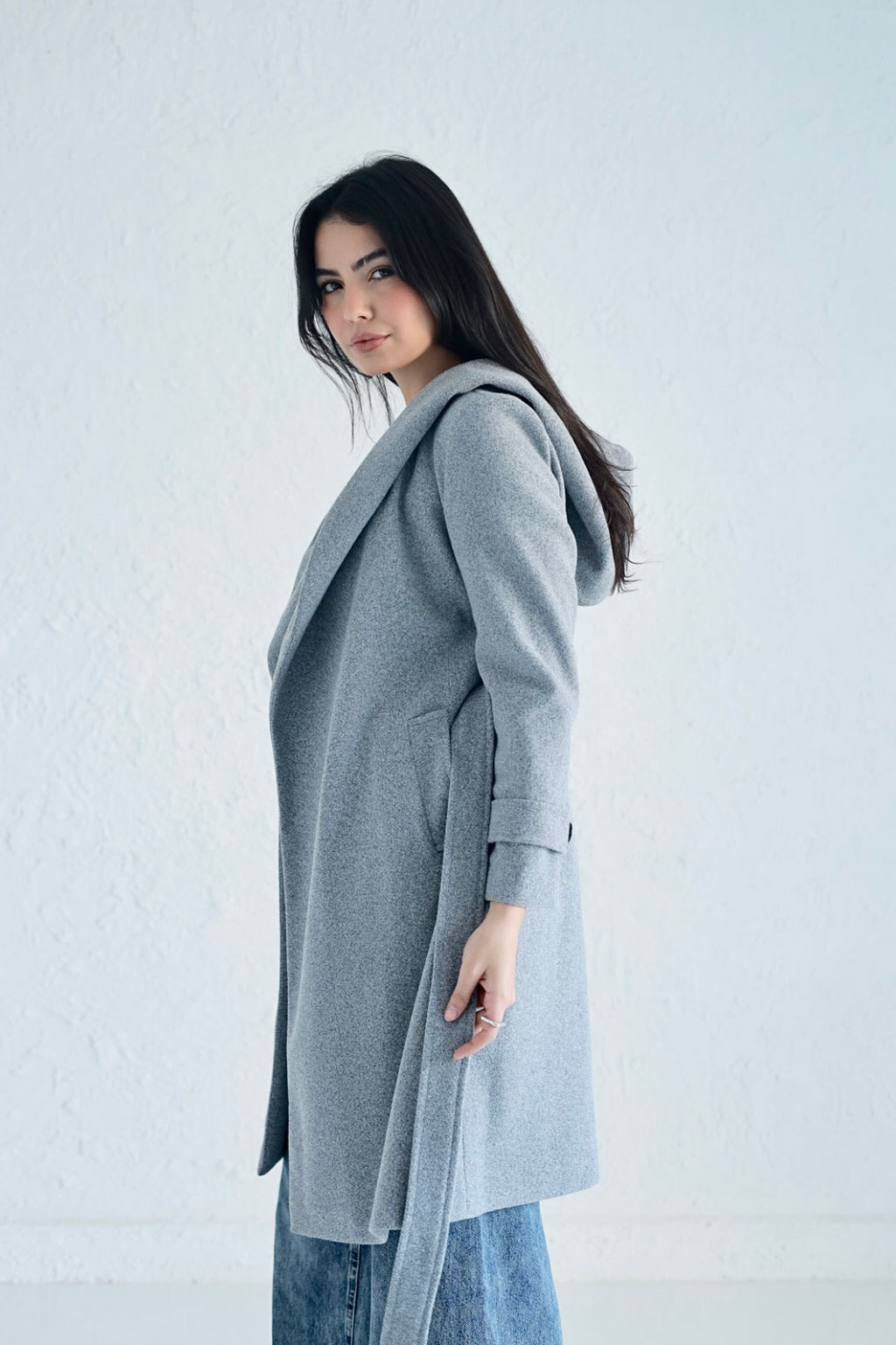 Vera coat in gray