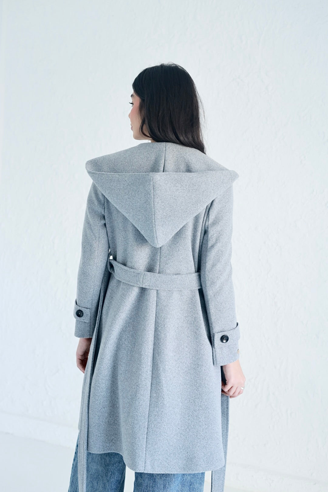 Vera coat in gray