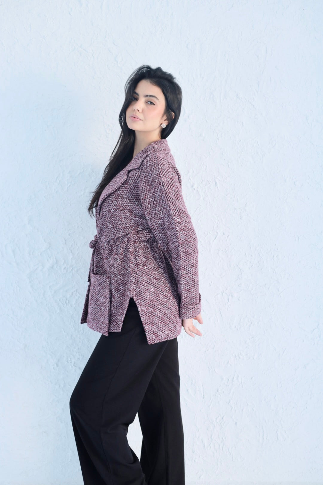 Luna jacket in purple