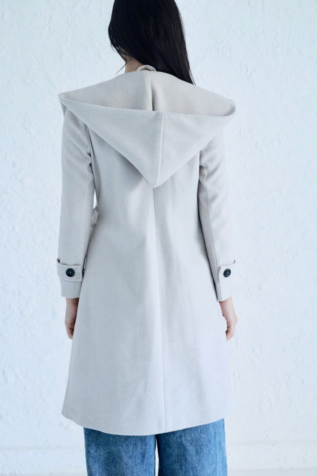Vera coat in light beige