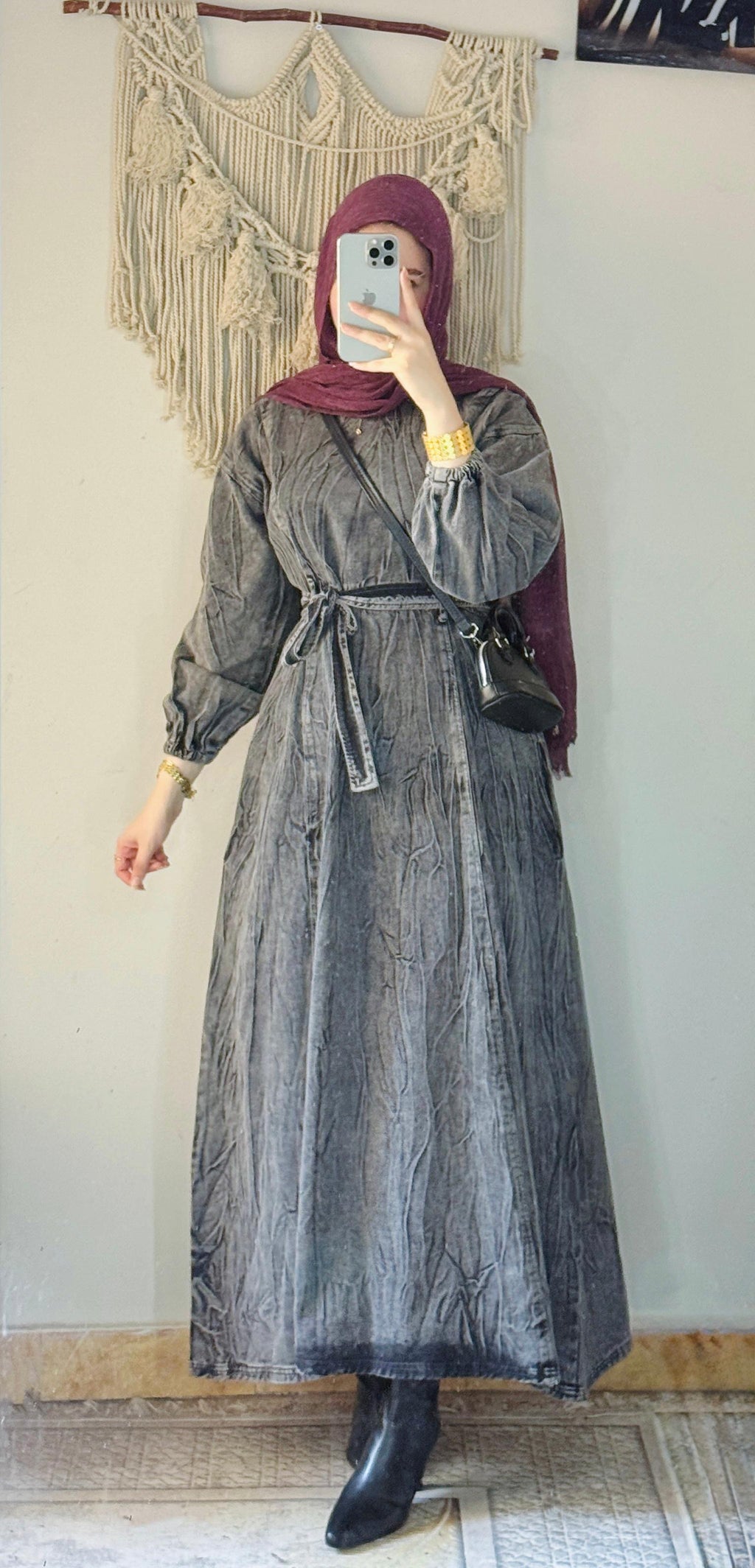 Denim dress