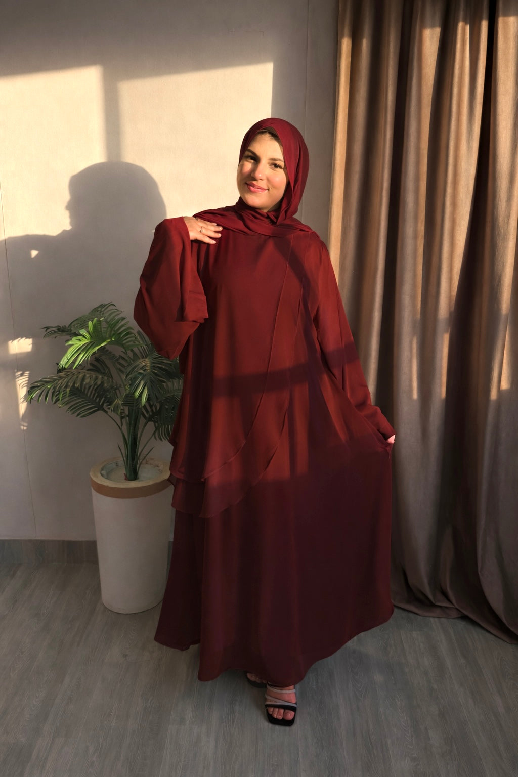 Chiffon abaya
