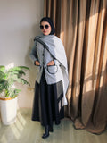 Minimal wool jacket in grey