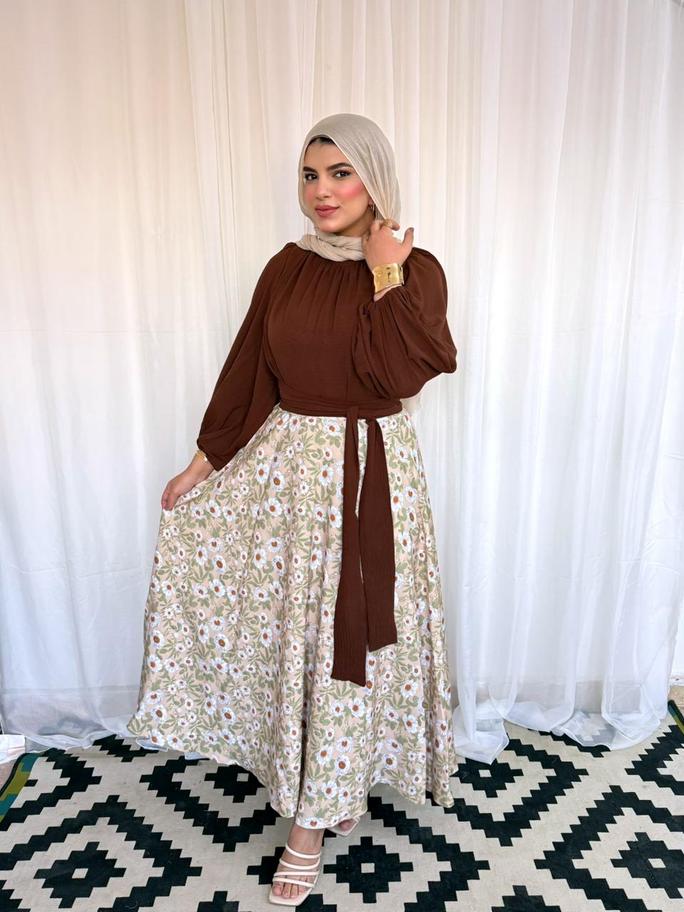 Brown blouse